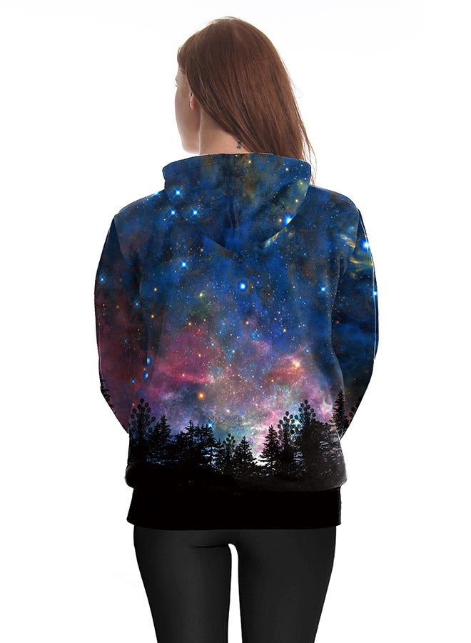 NADANBAO - 3D Printing Long Sleeve Hoodie Multicolour - Image 1