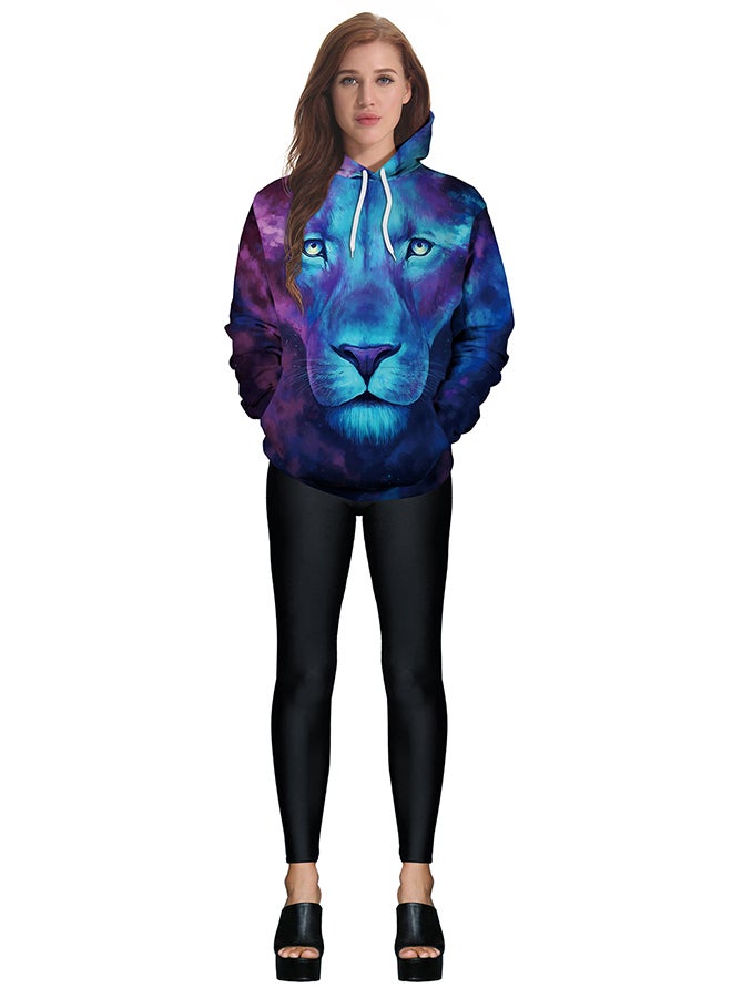 NADANBAO - 3D Printing Long Sleeve Hoodie Multicolour - Image 1