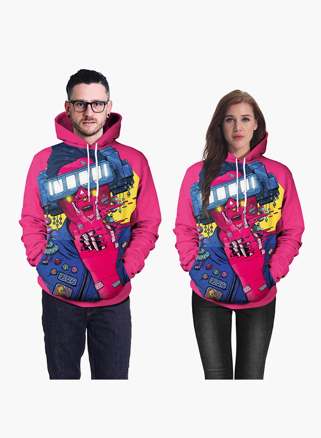 NADANBAO 3D Printing Long Sleeve Hoodie Multicolour - Image 3