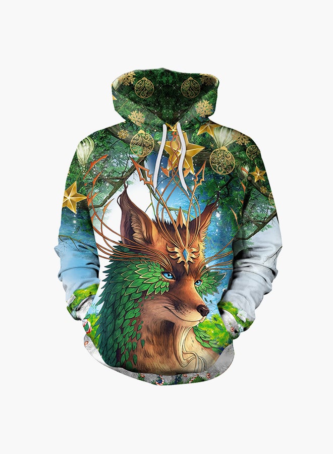 NADANBAO 3D Printing Long Sleeve Hoodie Multicolour  - Image 1