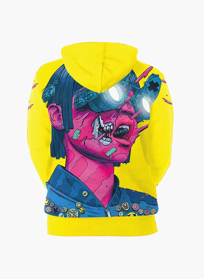 NADANBAO - 3D Printing Long Sleeve Hoodie Multicolour - Image 1