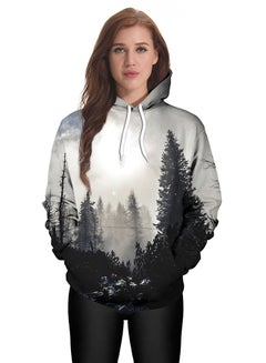 3D Printing Long Sleeve Hoodie White/Grey - v1557488219/N24968830V_3