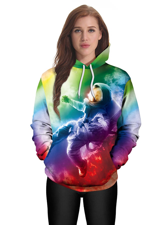 NADANBAO - 3D Printing Long Sleeve Hoodie Multicolour - Image 1