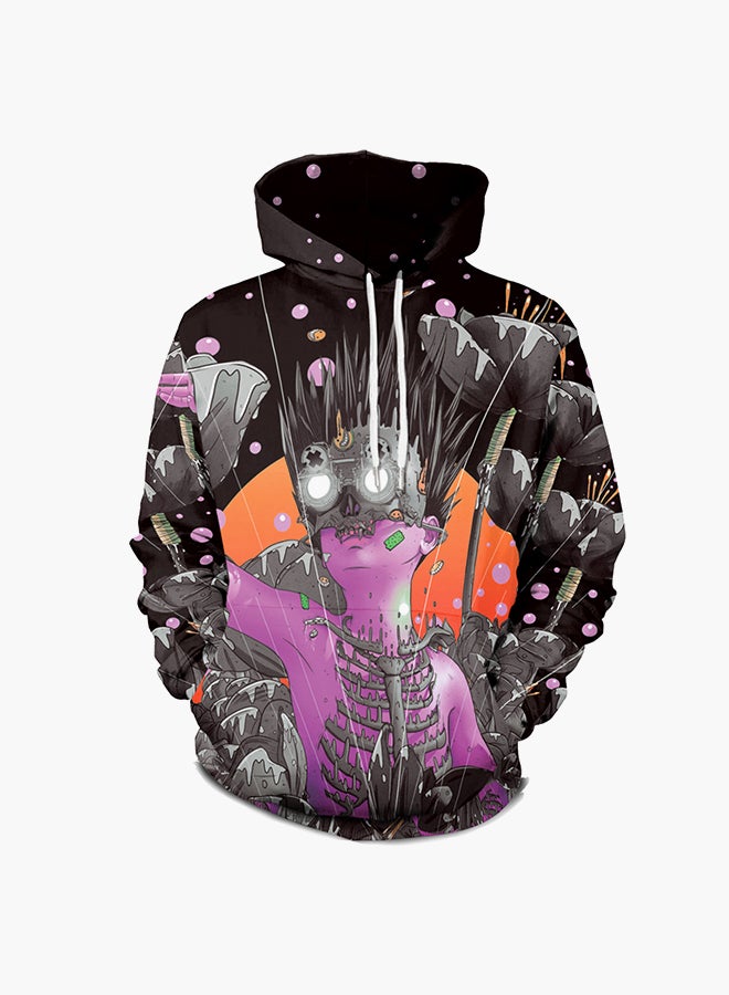 NADANBAO 3D Printing Long Sleeve Hoodie Multicolour - Image 1