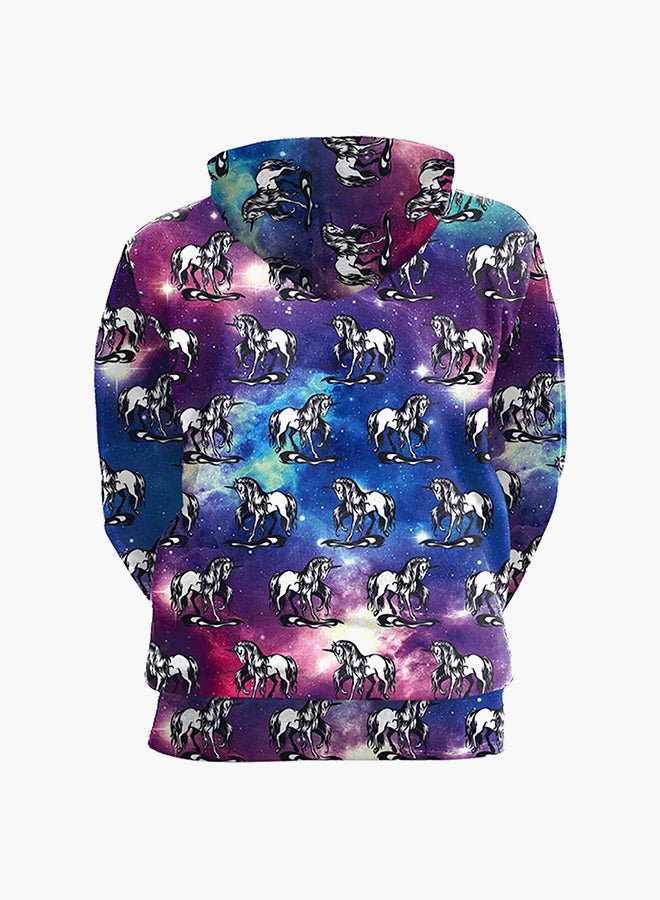 NADANBAO 3D Printing Long Sleeve Hoodie Multicolour - Image 2