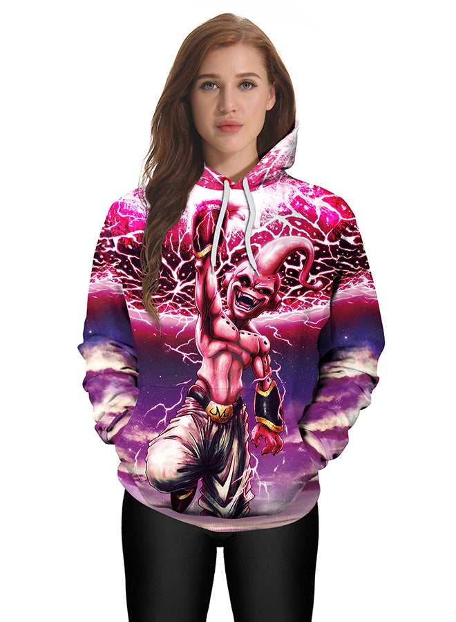 NADANBAO 3D Printing Long Sleeve Hoodie Multicolour  - Image 3