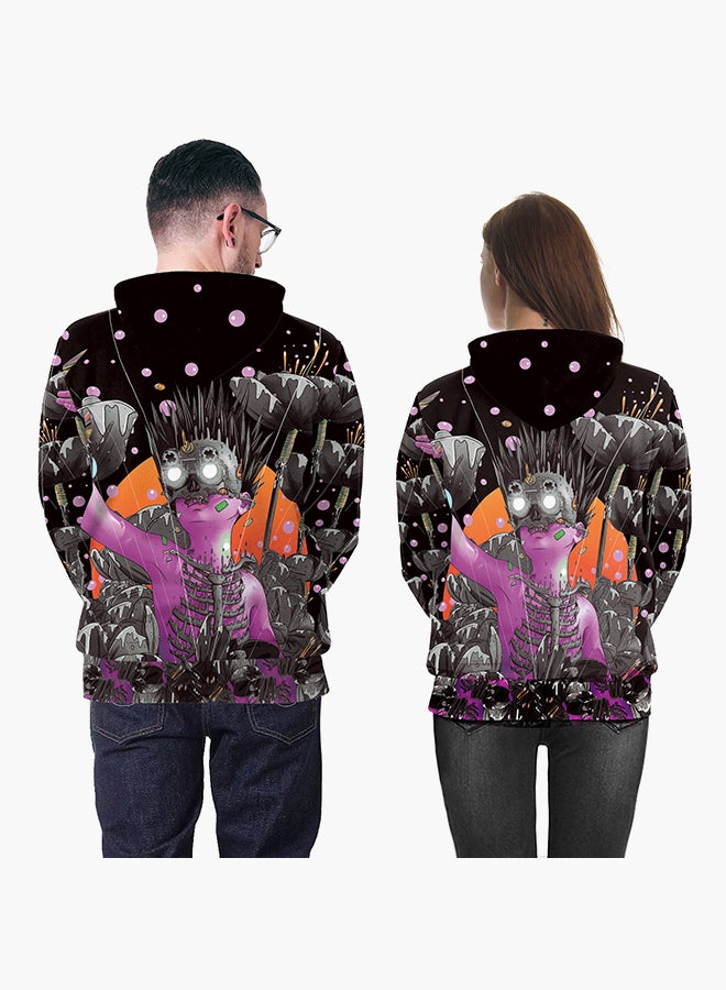 NADANBAO 3D Printing Long Sleeve Hoodie Multicolour - Image 4