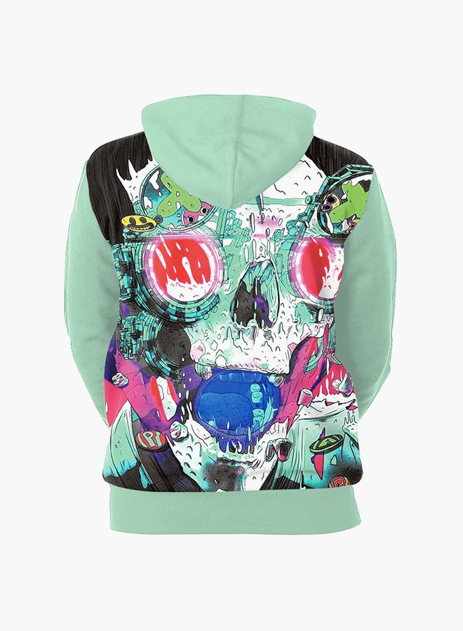 NADANBAO 3D Printing Long Sleeve Hoodie Multicolour - Image 2