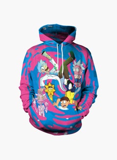 3D Printing Long Sleeve Hoodie Multicolour