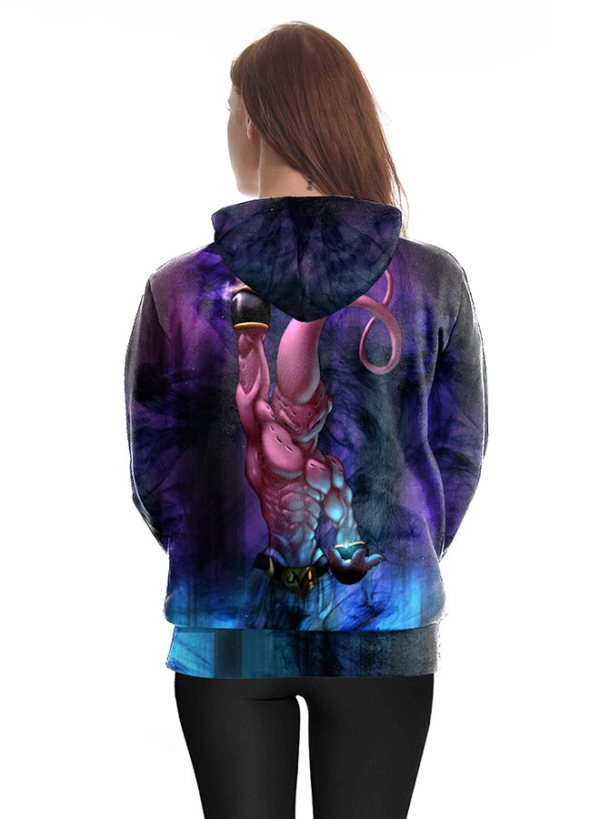 NADANBAO 3D Printing Long Sleeve Hoodie Multicolour  - Image 4