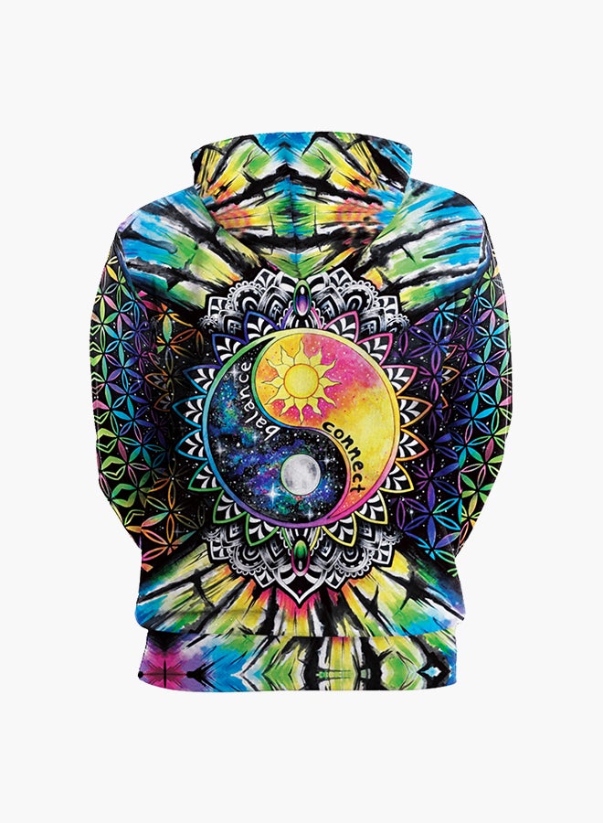NADANBAO 3D Printing Long Sleeve Hoodie Multicolour  - Image 2