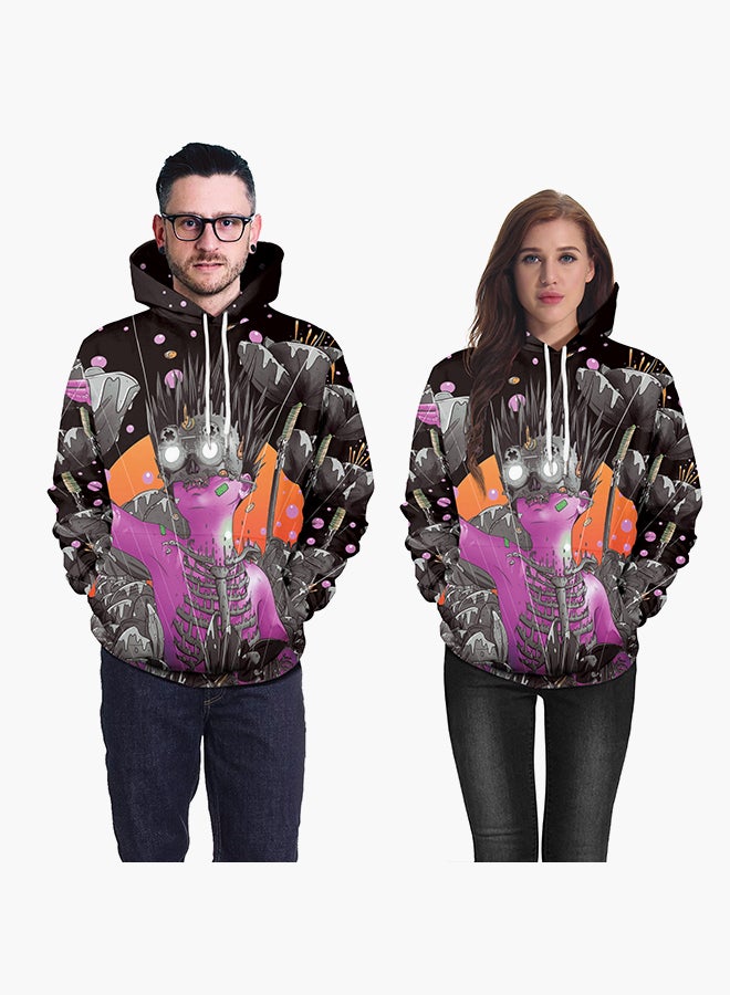 NADANBAO 3D Printing Long Sleeve Hoodie Multicolour - Image 3