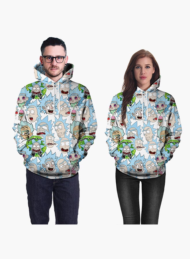 NADANBAO - 3D Printing Long Sleeve Hoodie Multicolour - Image 1