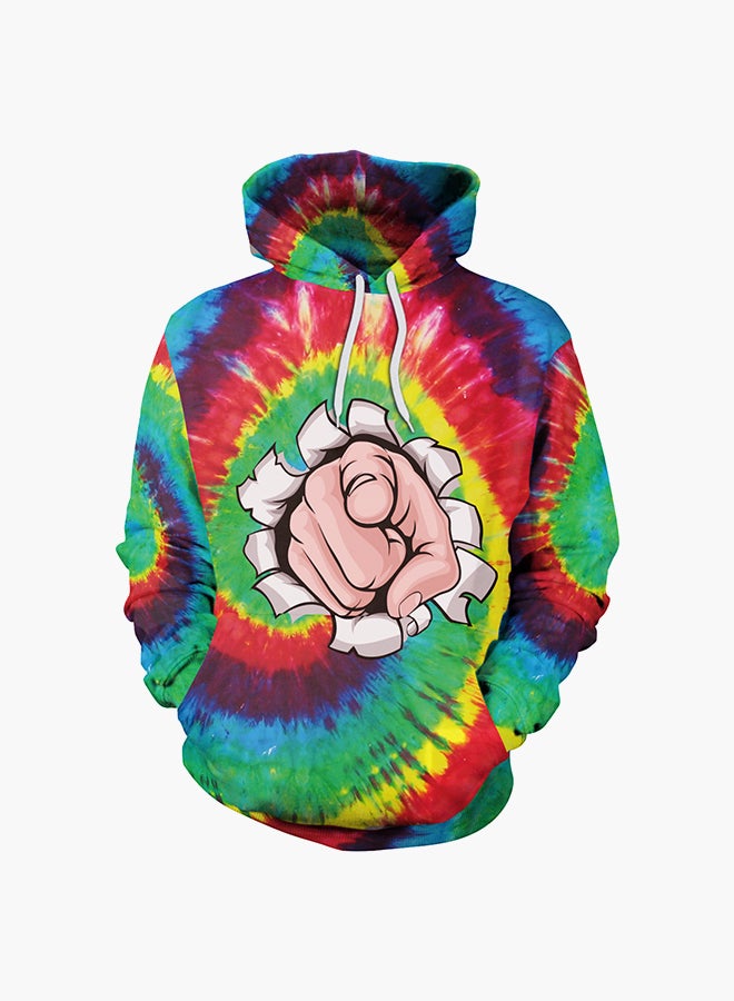 NADANBAO 3D Printing Long Sleeve Hoodie Multicolour  - Image 1