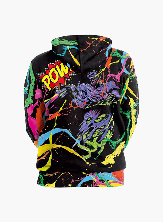 NADANBAO 3D Printing Long Sleeve Hoodie Multicolour  - Image 2