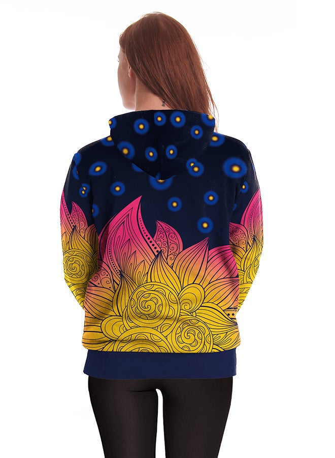 NADANBAO - 3D Printing Long Sleeve Hoodie Multicolour - Image 1