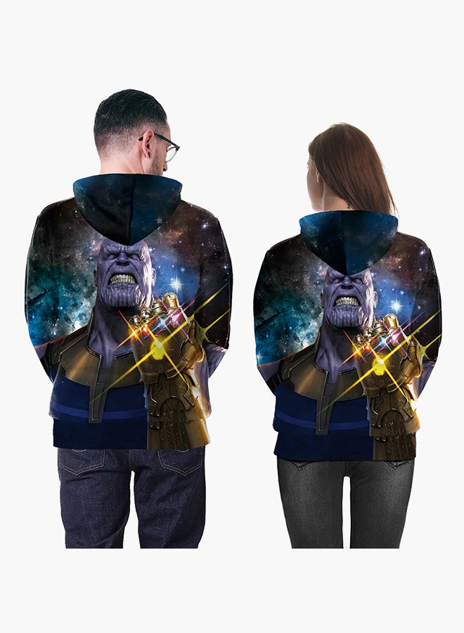 NADANBAO - 3D Printing Long Sleeve Hoodie Multicolour - Image 1