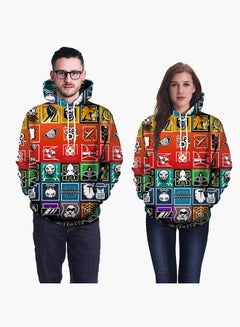 NADANBAO 3D Printing Long Sleeve Hoodie colored  - Image 3