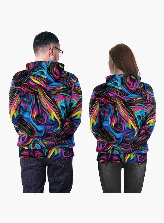 NADANBAO - 3D Printing Long Sleeve Hoodie Multicolour - Image 1