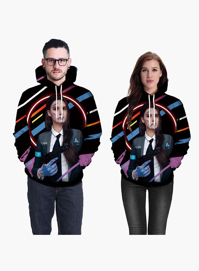 NADANBAO 3D Printing Long Sleeve Hoodie Multicolour - Image 3
