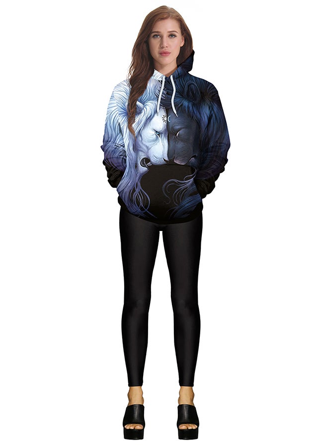 NADANBAO 3D Printing Long Sleeve Hoodie Multicolour - Image 3