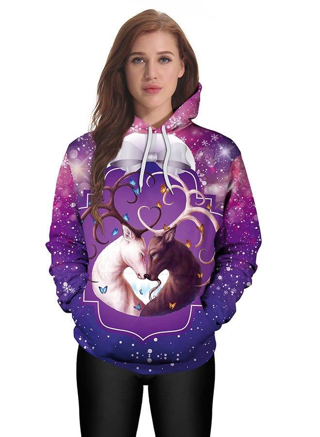 NADANBAO 3D Printing Long Sleeve Hoodie Multicolour  - Image 3