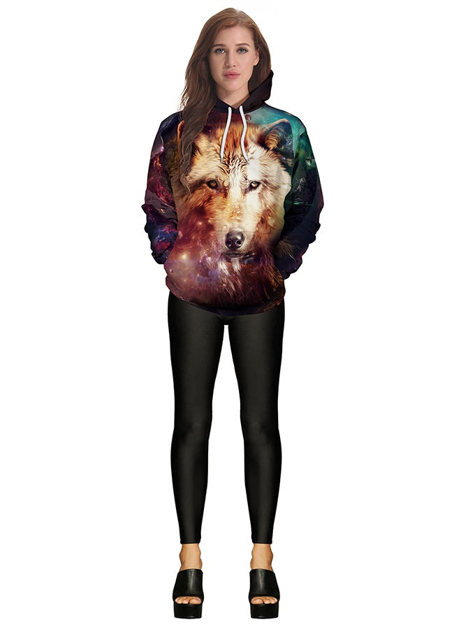 NADANBAO - 3D Printing Long Sleeve Hoodie Multicolour - Image 1