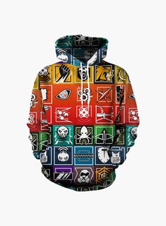 NADANBAO 3D Printing Long Sleeve Hoodie colored  - Image 1