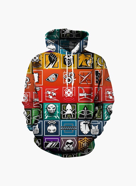 3D Printing Long Sleeve Hoodie colored