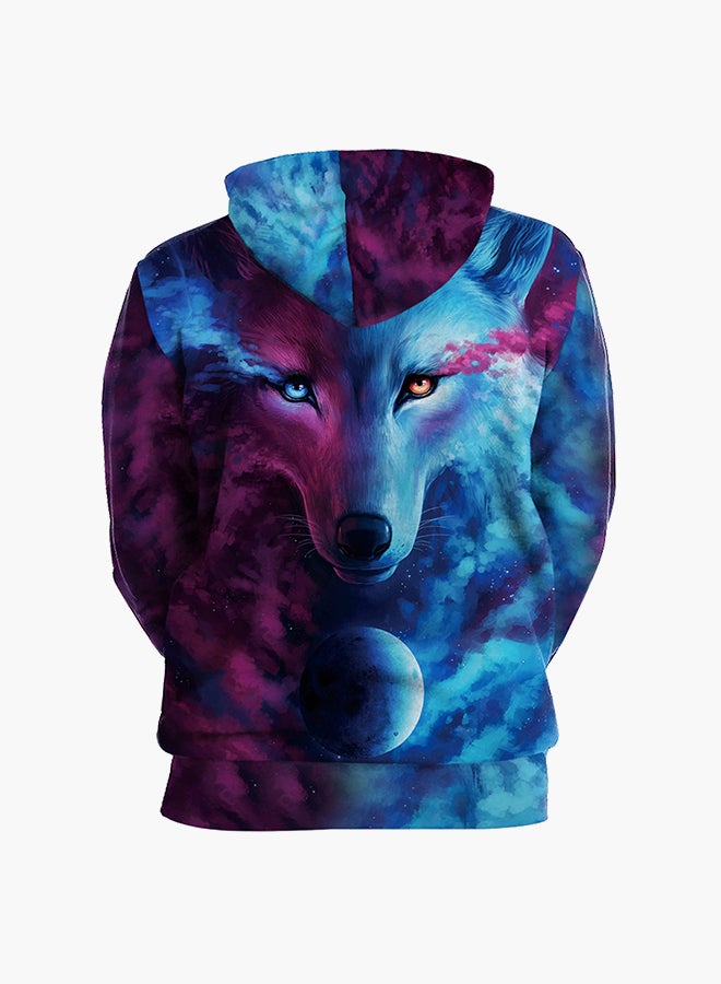 NADANBAO - 3D Printing Long Sleeve Hoodie Multicolour - Image 1