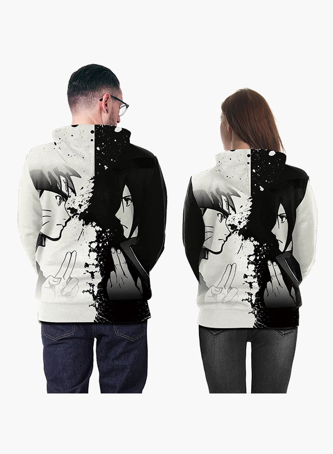 3D Printing Long Sleeve Hoodie Black/White - v1557488287/N24968990V_4