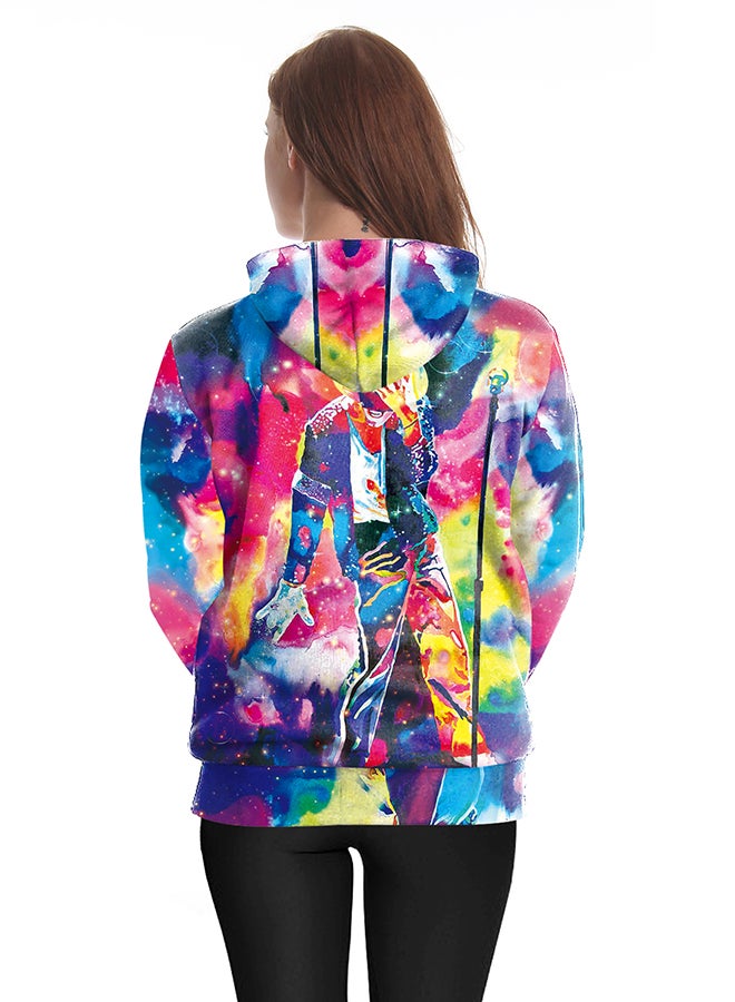 NADANBAO - 3D Printing Long Sleeve Hoodie Multicolour - Image 1