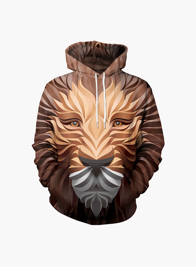 NADANBAO - 3D Printing Long Sleeve Hoodie Multicolour - Image 1