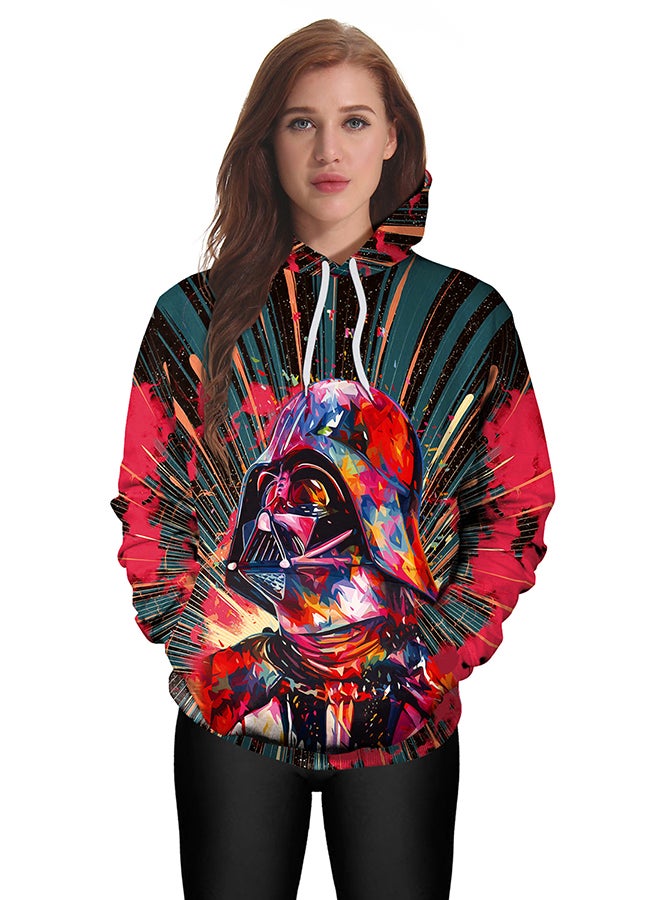 NADANBAO - 3D Printing Long Sleeve Hoodie Multicolour - Image 1
