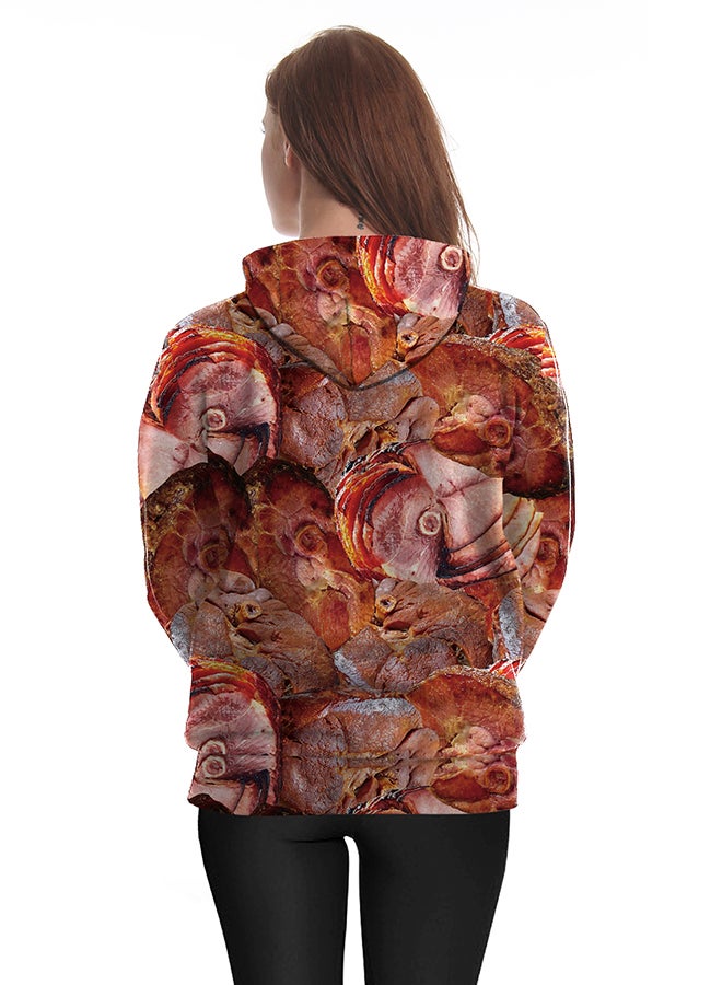 NADANBAO 3D Printing Long Sleeve Hoodie Multicolour - Image 4