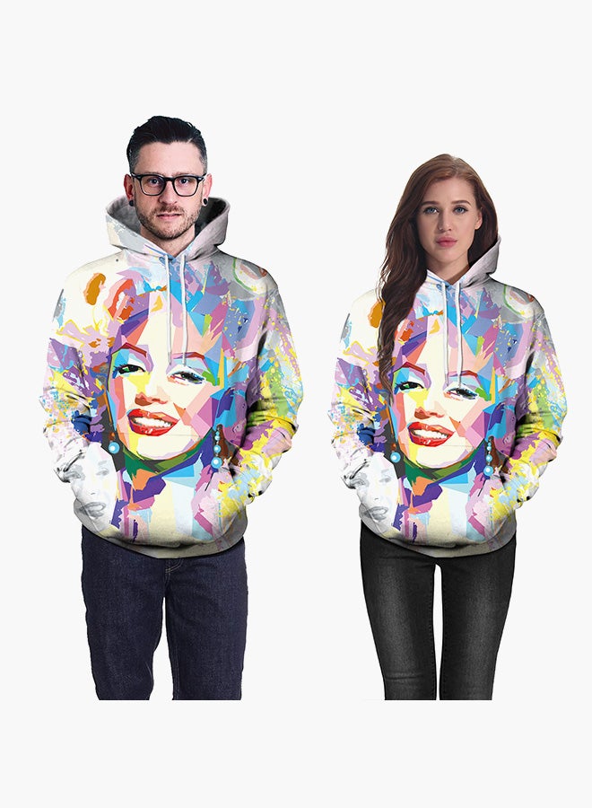 NADANBAO - 3D Printing Long Sleeve Hoodie Multicolour - Image 1