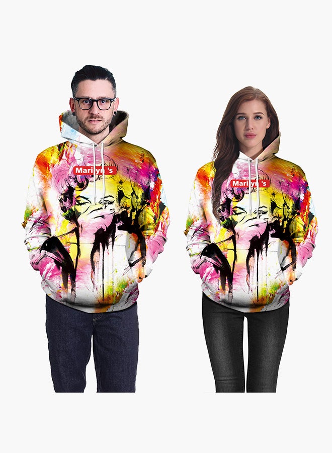 NADANBAO - 3D Printing Long Sleeve Hoodie Multicolour - Image 1