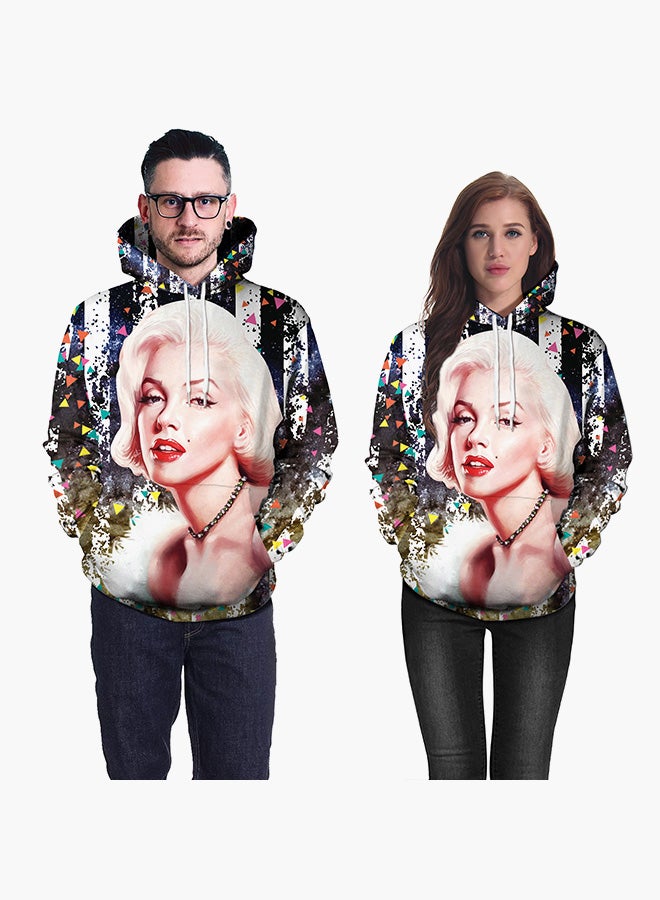NADANBAO - 3D Printing Long Sleeve Hoodie Multicolour - Image 1