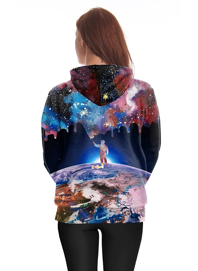 NADANBAO - 3D Printing Long Sleeve Hoodie Multicolour - Image 1
