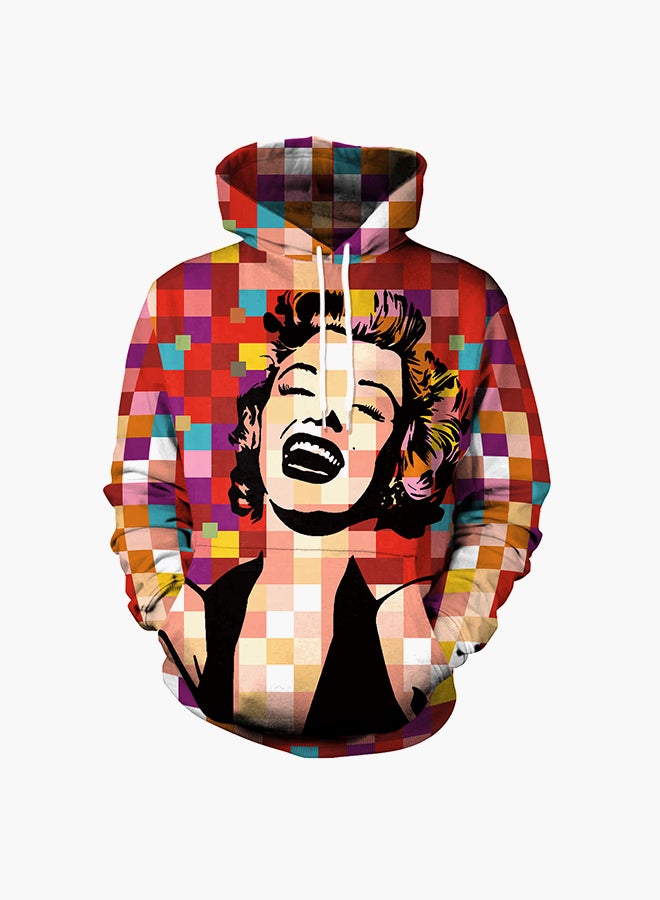NADANBAO 3D Printing Long Sleeve Hoodie Multicolour - Image 1