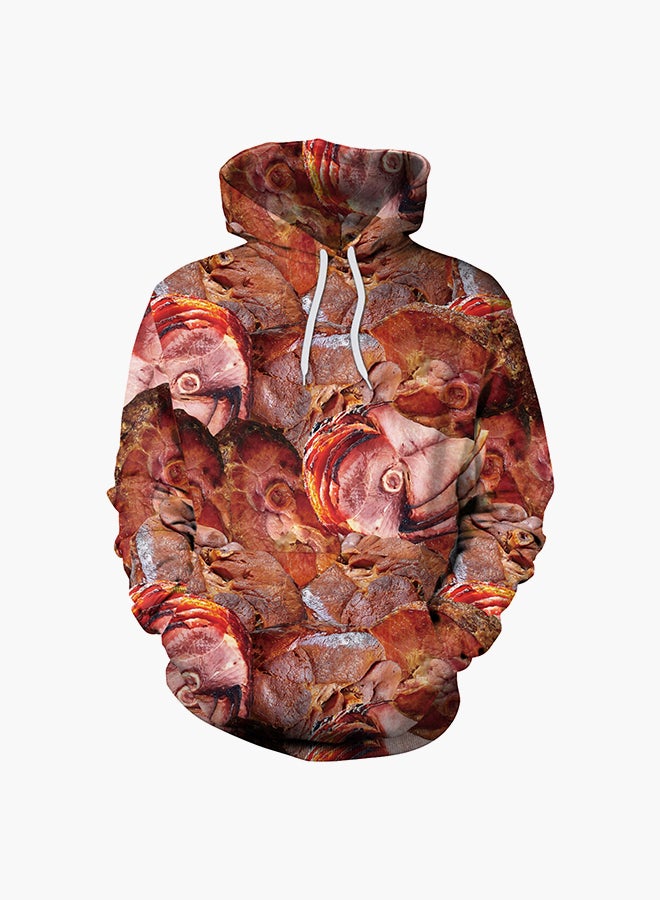 NADANBAO 3D Printing Long Sleeve Hoodie Multicolour - Image 1