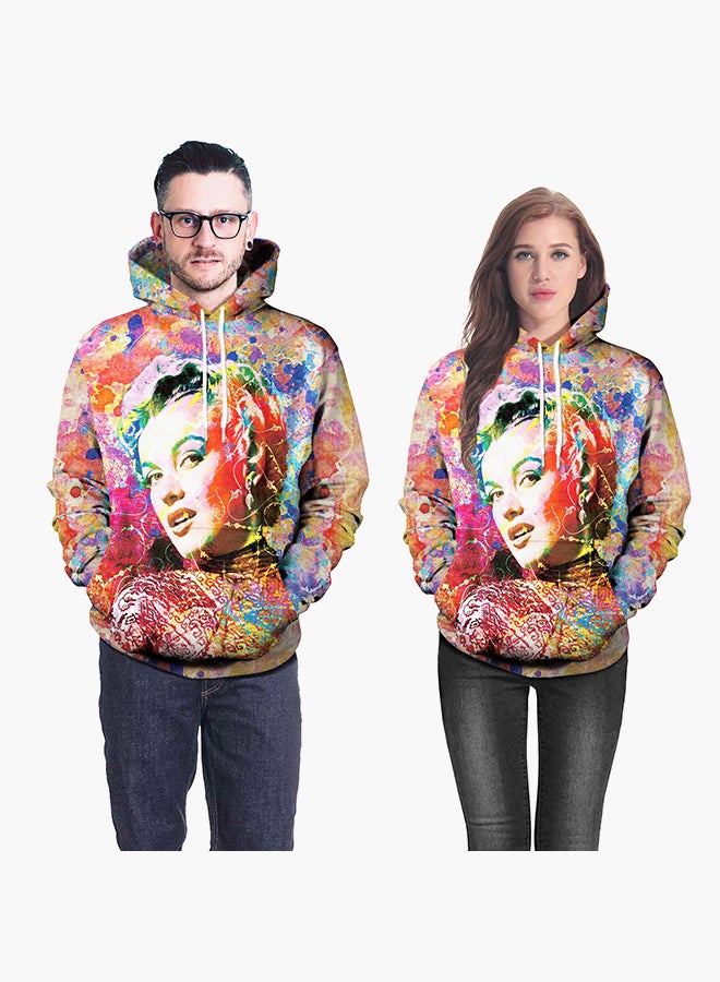 NADANBAO - 3D Printing Long Sleeve Hoodie Multicolour - Image 1