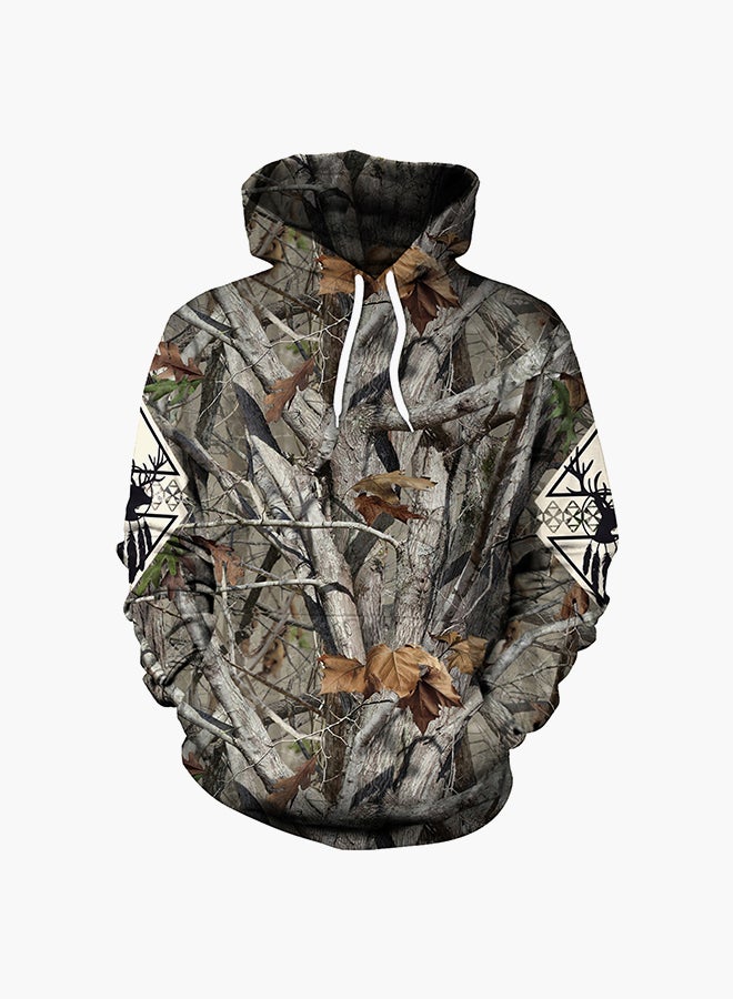 NADANBAO 3D Printing Long Sleeve Hoodie Multicolour  - Image 1