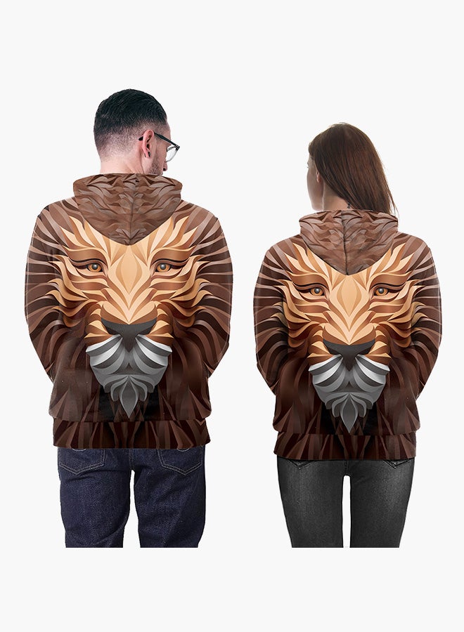 NADANBAO - 3D Printing Long Sleeve Hoodie Multicolour - Image 1