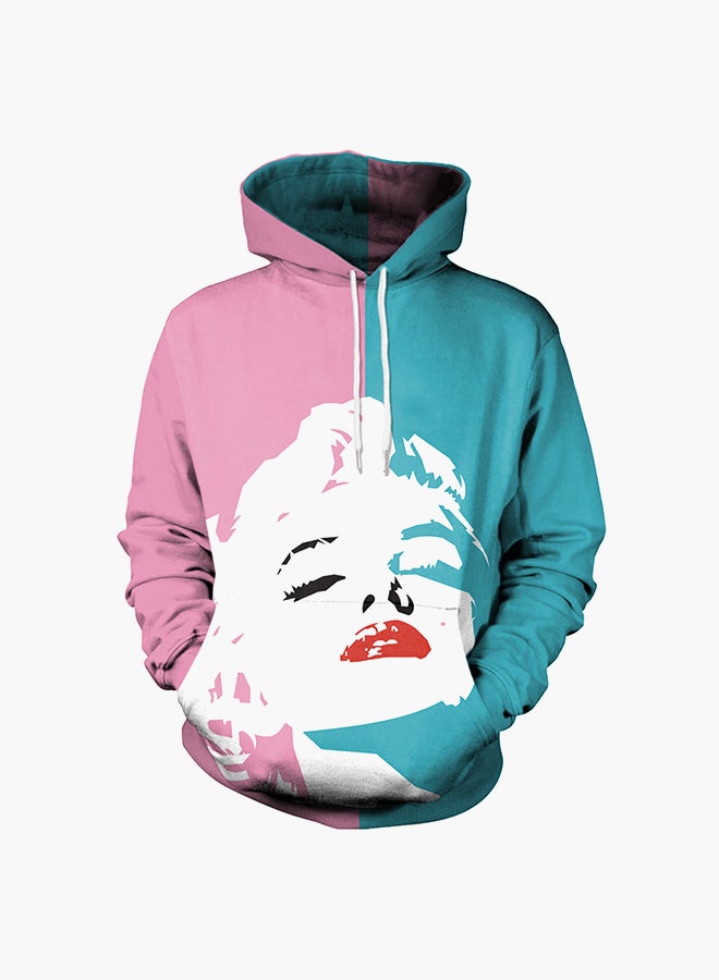 NADANBAO 3D Printing Long Sleeve Hoodie Multicolour  - Image 1