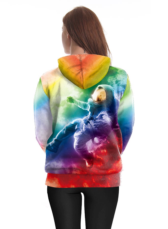NADANBAO - 3D Printing Long Sleeve Hoodie Multicolour - Image 1