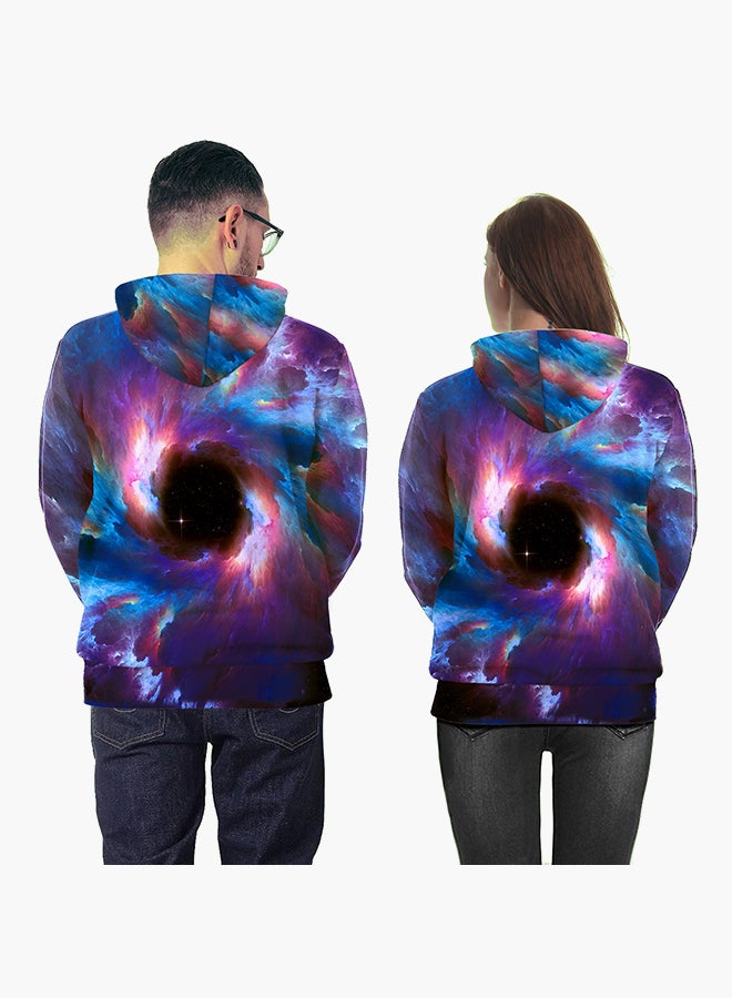 نادانباو هودي بأكمام طويلة وطبعة ثلاثية الأبعاد متعدد الألوان - Image 4