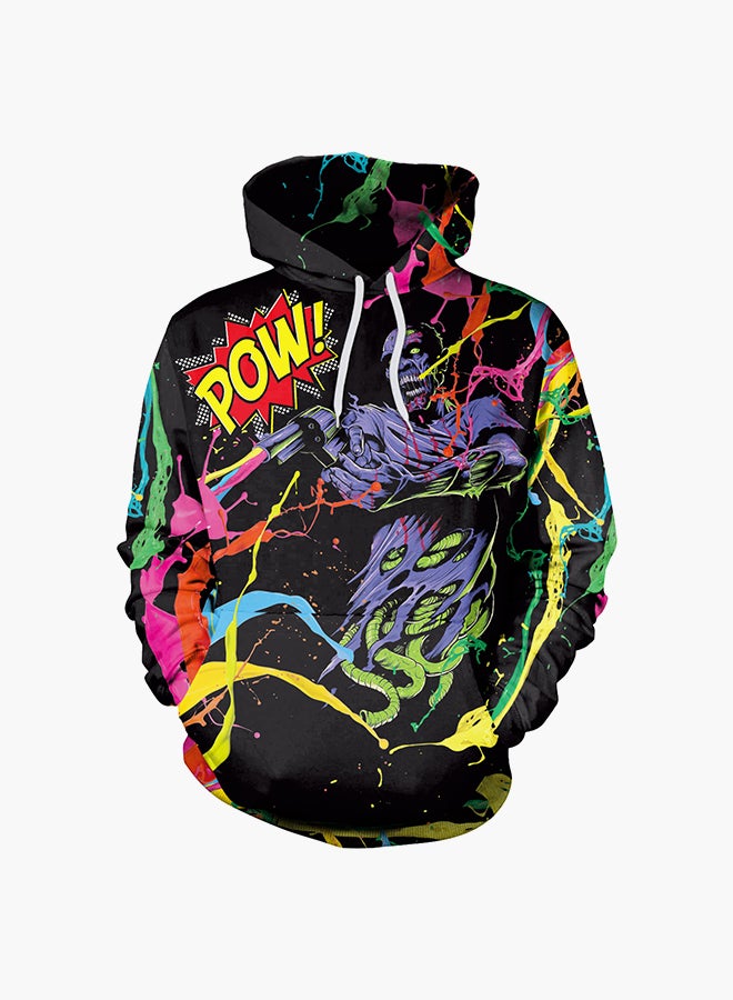 NADANBAO 3D Printing Long Sleeve Hoodie Multicolour  - Image 1