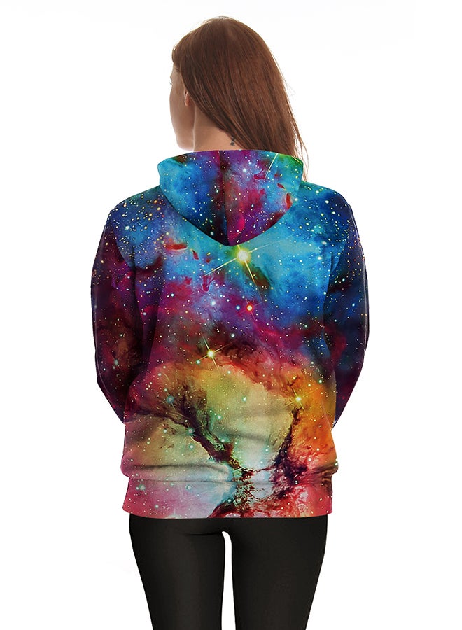 NADANBAO - 3D Printing Long Sleeve Hoodie Multicolour - Image 1