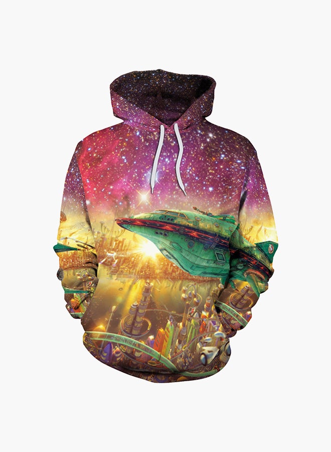 NADANBAO 3D Printing Long Sleeve Hoodie Multicolour  - Image 1